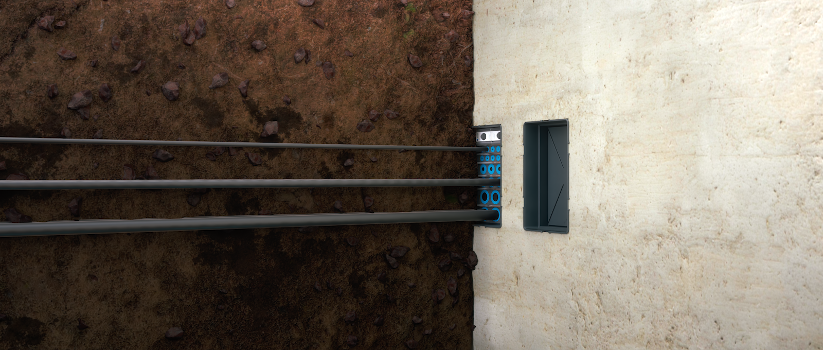 新产品： Roxtec 可敲除式框架 UG™ 穿隔系统