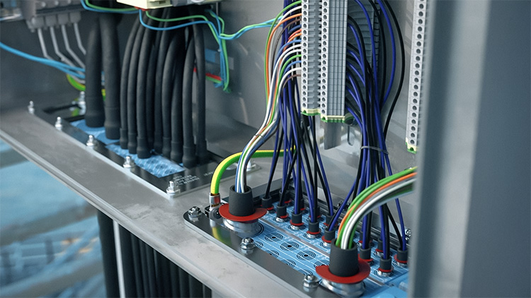Seals and transits for electrical cabinets and electrical enclosures