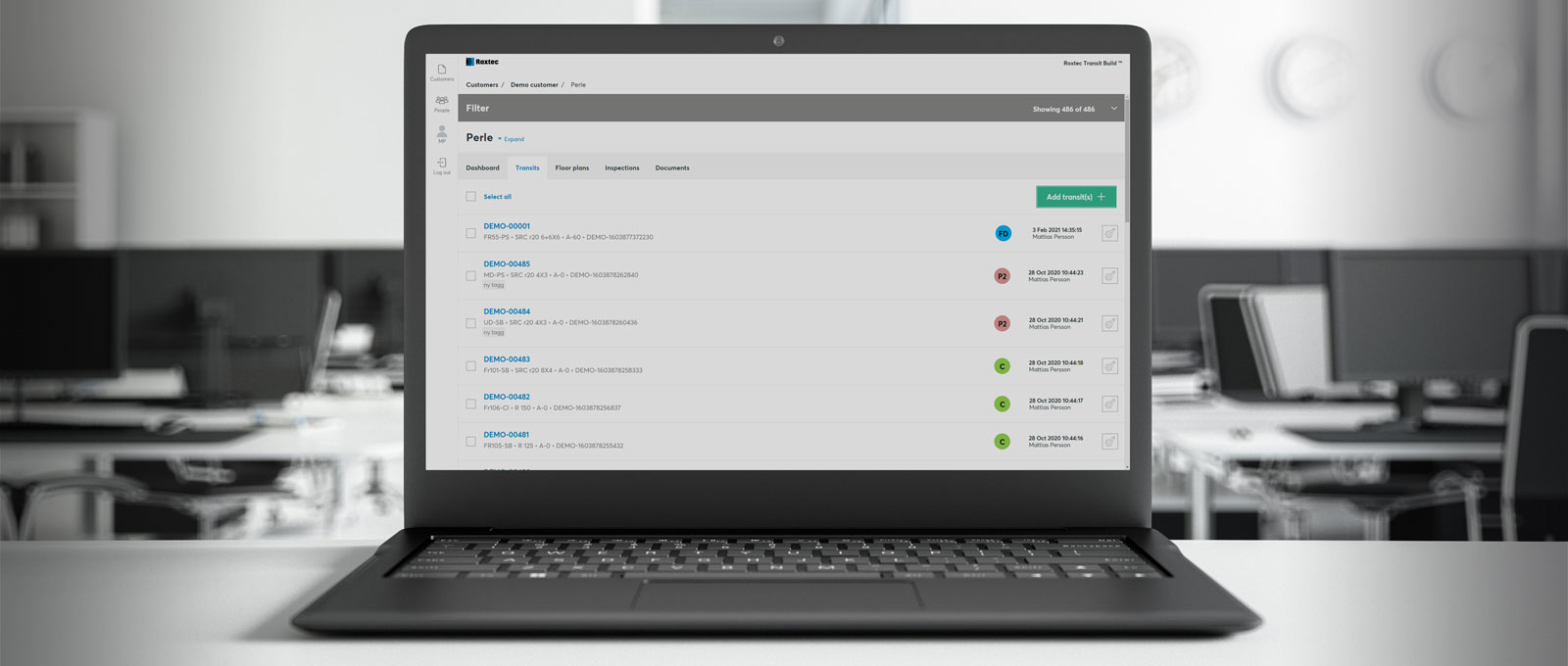 预约 Roxtec Transit Build™ 的演示