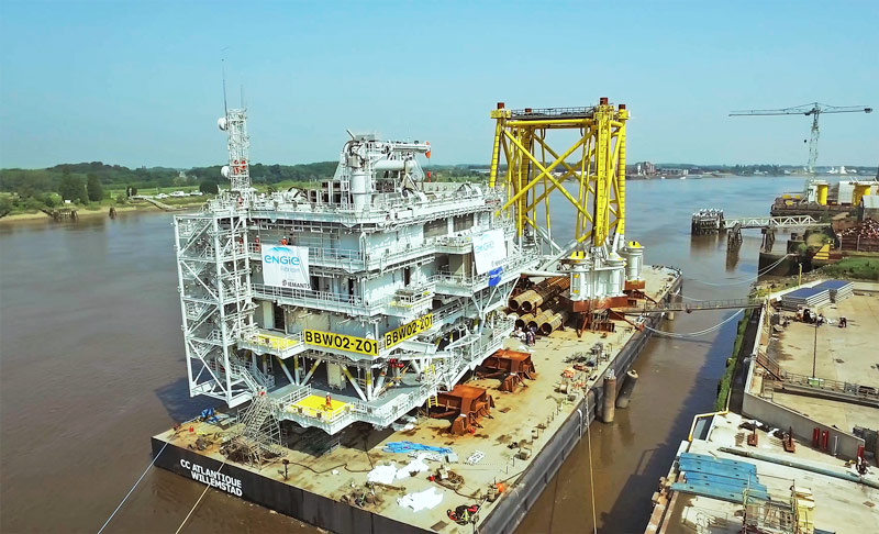 比利时 Burbo Bank 海上变电站