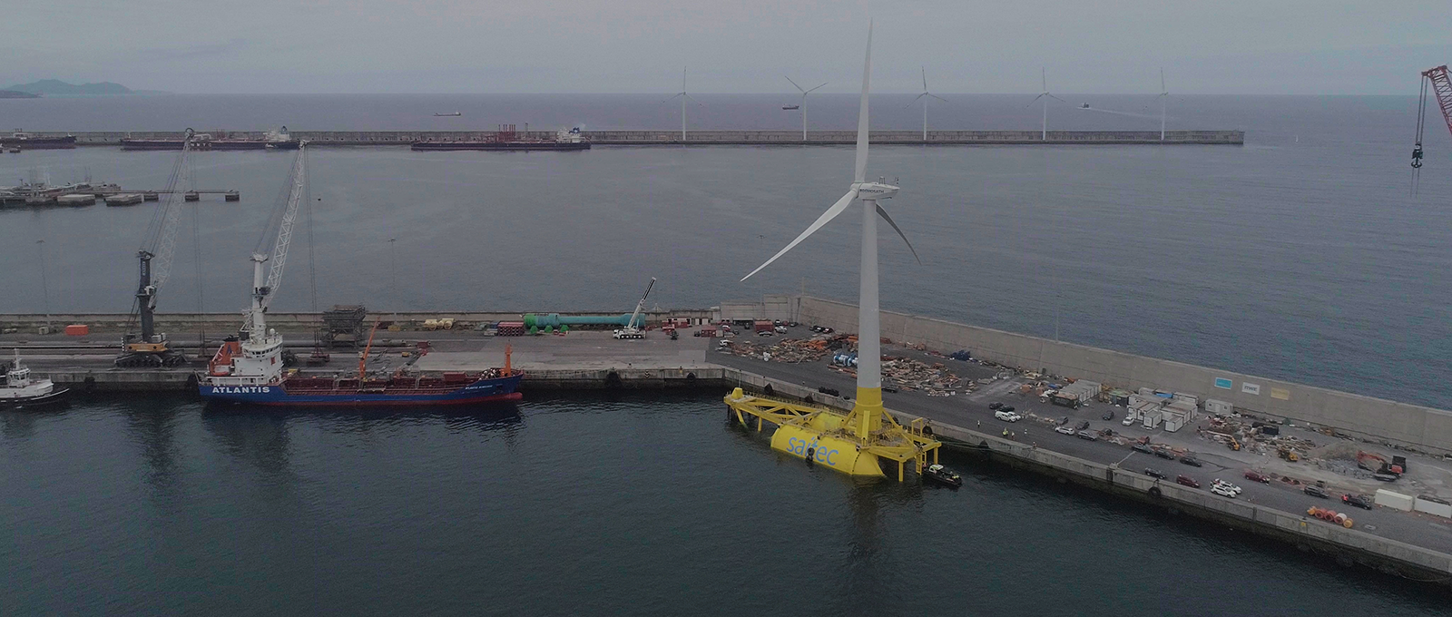 浮动式风力发电机的防水密封