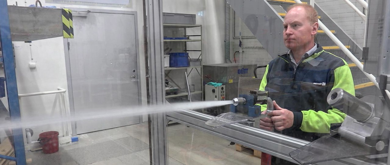 观看水密性能测试