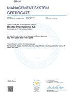 ISO 9001 14001 证书 Roxtec International