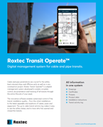 Roxtec Transit Operate™ - 数字化管理系统