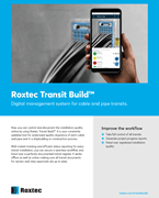 Roxtec Transit Build™ - 数字化管理系统
