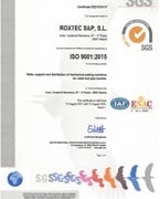 ISO 9001 证书 Roxtec SP SL