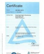 ISO 9001 证书 Roxtec Saudi Arabia For Manufacturing