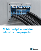 适用于基础设施的 Roxtec 电缆和管道密封系统 