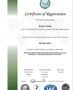 ISO 9001 证书 Roxtec Limited