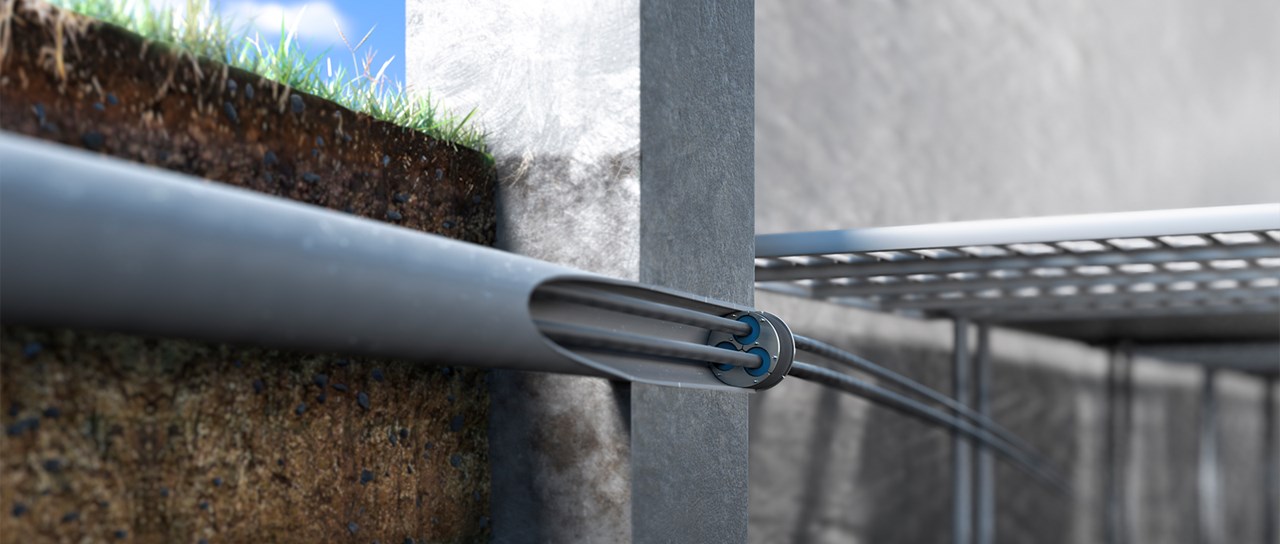 管道密封系统 - 用于在管道内和管道周围密封电缆